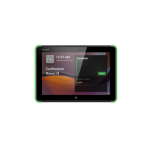 panel touch para programación de salas de reuniones todo en uno con indicadores led laterales moderno y ultrafino