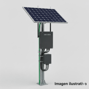 kit solar de 14 w con poe pasivo 24 vcc para un radio de ubiquiti airmax o cambium epmp