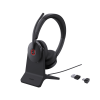 diadema inalambrica bh74 with stand uc usb c/a de yealink con compatibilidad uc multiplataforma y acoustic shield 3.0