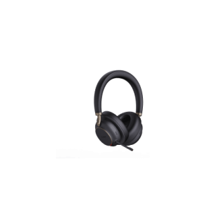 diadema inalámbrica bh76 plus uc black usb c/a de yealink con compatibilidad completa para plataformas uc y 6 micrófonos para voz de alta claridad
