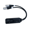 extensor de audio dante® 2ch xlr output adapter | entrada digital dante® | salida xlr balanceada/no balanceada | latencia configurable 1 5ms | hdmi 1.4 | hdcp 1.4 | poe ieee802.3af | usb c | transmisión 100m