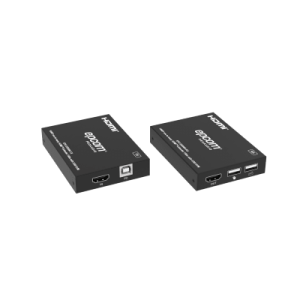 extensor hdmi con kvm | sobre ip | transmisión hasta 150m | cat5e/6 | hdcp 1.4 | 1080p | control ir | compatible con switch 1g