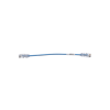 cable de parcheo utp cat6a, cm/lszh, diámetro reducido (28awg), color azul, 20 cm.