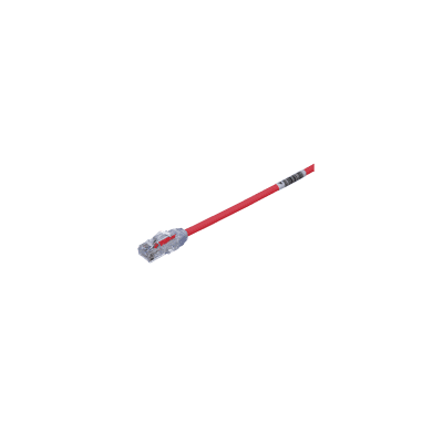 cable de parcheo utp cat6a, cm/lszh, diámetro reducido (28awg), color rojo, 15ft cable de parcheo utp cat6a, cm/lszh, diámetro reducido (28awg), color rojo, 15ft