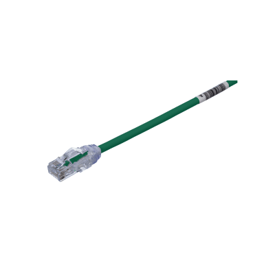 cable de parcheo utp cat6a, cm/lszh, diámetro reducido (28awg), color verde, 20ft cable de parcheo utp cat6a, cm/lszh, diámetro reducido (28awg), color verde, 20ft