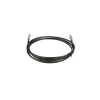 cable de parcheo utp, cat6a, 24 awg, cm, color negro, 35 ft
