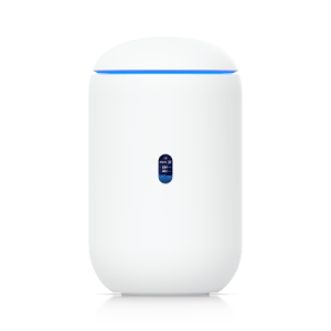 dream router 7 cloud gateway de 10g de escritorio con wifi 7 integrado, switch de 4 puertos, almacenamiento microsd y compatibilidad total con full stack unifi