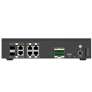 terminal server para tráfico inteligente / 8 canales hasta 20mp / 8tb hdd / 4 puertos ethernet 100m + 2 puertos gigabit / exterior ip67 / protocolos h.264 h.265 / gestión de tráfico y video