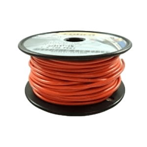 cable eléctrico color naranja calibre 14 / ul 1015 1230 / cobre estañado clase k / 600 voltios / 105°c seco 75°c húmedo / aislante pvc retardante de llama vw 1 / resistente a humedad, abrasión, Ácido, combustib