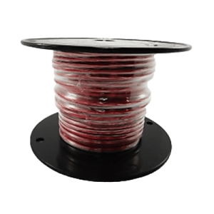 cable marino primario color rojo calibre 10 awg / 100 pies / pvc retardante de llama rojo / cobre estañado clase k / 600v / 105°c seco 75°c húmedo / cumple ul 1015 ul 1028 ul 1230 ul 1231