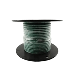cable marino primario color verde calibre 10 awg / 100 pies rollo / retardante de llama pvc verde / cobre estañado clase k / 600v 105°c / cumple ul 1015 1028 1230 1231 / grado marino