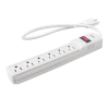 multicontacto con supresor de picos 450 joules, voltaje de entrada: 127 vca nema 5 15p, con 6 salidas nema 5 15r.