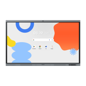 pantalla interactiva wafx p series 75" 4k uhd 3840x2160 / android 15 edla / octa core cpu / 48mp cámara integrada / 8 micrófonos far field / 50 puntos touch ir / wifi 6 / 16gb ram / 128gb storage