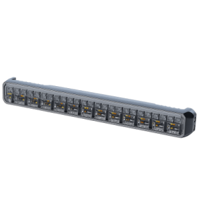 luz auxiliar de 45 leds rojo, azul y blanco, 11.42", 12 a 24 vcd