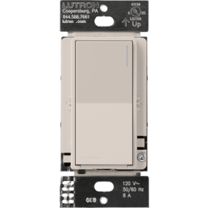 (radiora3) apagador sunnata color blanco para linea radio ra3, 8a de iluminacion, 5.8a motor