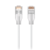 patchcord unifi etherlighting™ de 2m metros, hasta 2.5g / soporta hasta poe+++ / conector rj45 transparente para mejores efectos de luz con switches usw pro max