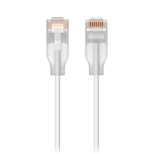 patchcord unifi etherlighting™ de 2m metros, hasta 2.5g / soporta hasta poe+++ / conector rj45 transparente para mejores efectos de luz con switches usw pro max
