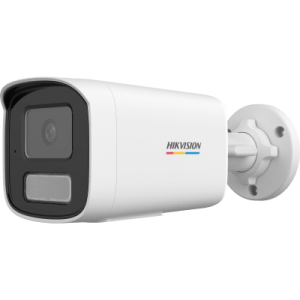 [dual light + colorvu] bala ip 6 megapixel / lente 4 mm / 50 mts ir + 50 mts luz blanca / micrófono integrado / acusense lite / exterior ip67 / wdr 120 db / poe / micro sd