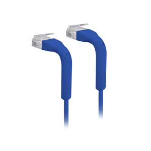 unifi patch cable cat6 ultradelgado gbe con botas flexibles, color azul, 0.1 m
