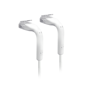 unifi patch cable cat6 ultradelgado gbe con botas flexibles, color blanco, 0.1 m
