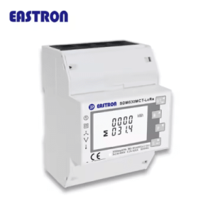 medidor de energía multifunción inalámbrico trifásico sdm630mct lorawan para carril din con comunicación lorawan