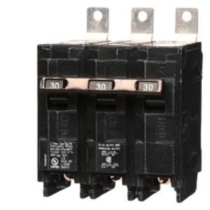 interruptor automático atornillable tipo bl 3 polos, 30 amp.