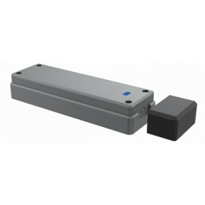 sensor de puerta peatonal inalámbrico / tecnología trio frequency anti interferencias / alcance magnético 25 mm / batería 3.6v 2600mah / vida Útil 2 años / compatible con puertas seccionales y batientes / sensor h