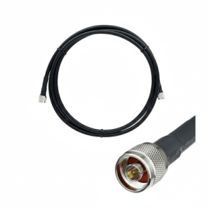 jumper coaxial con cable epcom405 | conector n macho en los extremos | 9 metros de longitud.