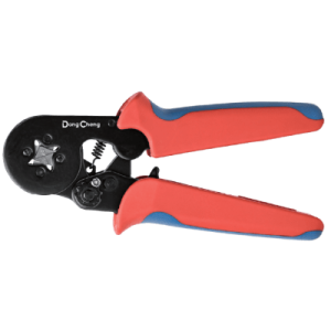 pinza de 6" para ponchar / prensar conectores de casquillo o ferrules 26 8 awg.