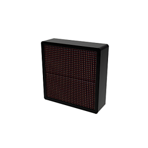 pantalla led exterior guía estacionamiento / 32x16 píxeles / 320x320 mm / rojo verde amarillo / 2 módulos / ip configurable / multilingüe / 30°c a 60°c / 100 240v ac