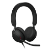 jabra evolve 2 40se, auricular stereo versión ms con aislamiento de ruido, conexión usb c/a y indicador de ocupado (busylight) (24189 999 799)