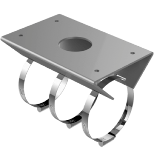 montaje de poste para exterior / compatible con ptz hikvision / epcom / hilook