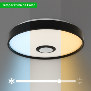 luminario led jlar 3003 / 30w / 2400 lúmenes / bluetooth control app / voltaje 85 265v / temperatura 6500k fría / garantía 3 años