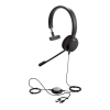 jabra evolve 20 mono con conexión usb c/a, micrófono con cancelación de ruido de ultima generación, configuración plug and play, certificación microsoft teams (4993 823 169)