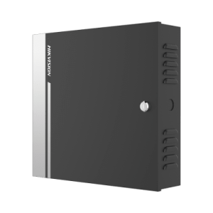 controlador de acceso para 1 puerta y 2 lectores wiegand o rs485 / incluye gabinete y fuente de alimentación 12vcc/8a / soporta batería de respaldo / wiegand y rs 485 / 10,000 tarjetas