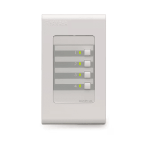 panel de control digital / 4 switches configurables / compatible con sistemas mtx