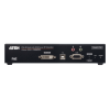 transmisor kvm sobre ip dvi d dual link 2k | resolución 2560x2048 @ 50hz | zero latency | sfp fiber 10 km | dual power o poe | aplicaciones atc | matrix system