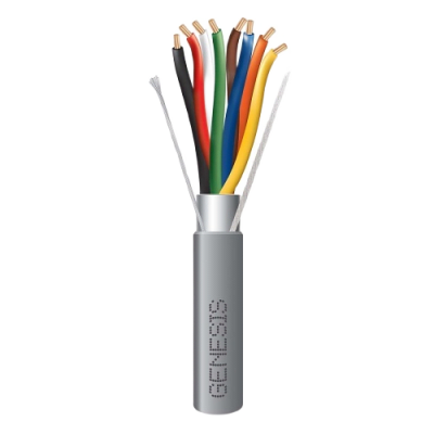 bobina de 305 metros / cable de cobre / 8 x 22 awg / riser / tipo cmr cl3r / blindado / gris / para aplicaciones de control de acceso / alarmas de intrusión / automatización / interfonos y tv porteros bobina de 305 metros / cable de cobre / 8 x 22 awg / riser / tipo cmr cl3r / blindado / gris / para aplicaciones de control de acceso / alarmas de intrusión / automatización / interfonos y tv porteros