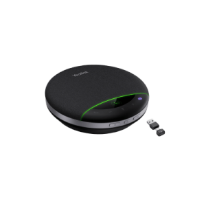 altavoz usb sp96 de yealink con arreglo de micrófonos y captura de voz 360°
