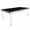 tarima modular para escenario | 2 metros x 1 metro | aluminio