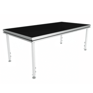 tarima modular para escenario | 2 metros x 1 metro | aluminio