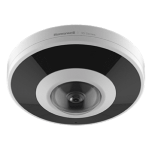 cámara fisheye 35 series 6mp / 12mp / visión 180° / wdr 120 db / ir 20 mts / ip67 ik10 / h.265 hevc / audio bidireccional / análisis de video / compatibilidad onvif / poe