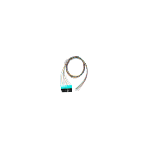 kit de 12 pigtails con conector lc, multimodo 50/125 om4, 900um, de 1 metro