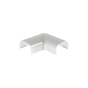 conexión en ángulo recto "l", para uso con canaleta ld5, material abs, color blanco