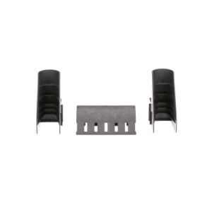 kit de bajada de cables para charola tipo escalerilla, con control de radio de curvatura, fabricado en nylon 6.6, color negro