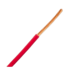 bobina de 1,000 pies de cable automotriz txl 14 color rojo / conductor 19/27 cobre desnudo / aislamiento polietileno reticulado (xlpe) / voltaje 50v / temp. 51°c a 125°c / especificaciones ford y chrysler