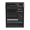 consola de mezcla analógica ds qapmcr8 a | 8 canales | 6 entradas mic/línea | 12 salidas | dsp efectos | usb media | bluetooth | montaje en rack