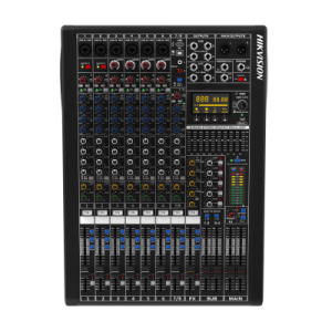 consola de mezcla analógica ds qapmcr8 a | 8 canales | 6 entradas mic/línea | 12 salidas | dsp efectos | usb media | bluetooth | montaje en rack