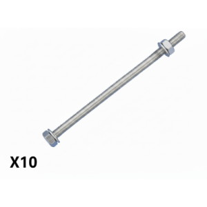 kit de 10 tornillos para montar 1 separador de plástico.