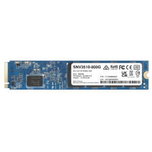 ssd nvme m.2 snv3410/3510 | ssd 800gb | alto rendimiento 400000 iops lectura | 70000 iops escritura | resistencia 1022 tbw | protección de datos integral | análisis de vida Útil | diseñada para sistemas synology.